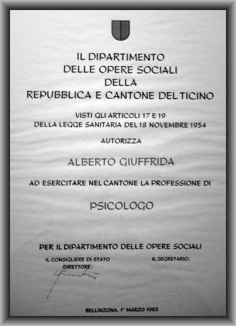 Diplomi Alberto Giuffrida
